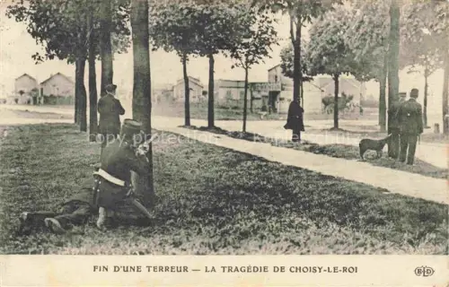 AK / Ansichtskarte Choisy-le-Roi CRETEIL 94 Val-de-Marne Fin d'une terreur la Tragédie de Choisy-le-Roi