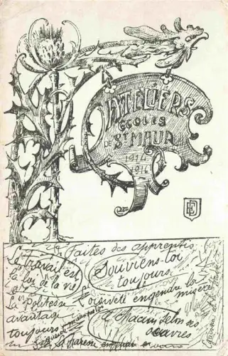 AK / Ansichtskarte ST-MAUR-LES-FOssES St-Maur-des-Fosses 94 Val-de-Marne Ateliers Ecoles de St. Maur 1914-1916