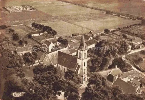 AK / Ansichtskarte Foecy Vierzon 18 Cher Vue aerienne Eglise