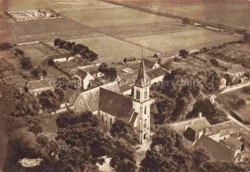 AK / Ansichtskarte Foecy Vierzon 18 Cher Vue aerienne Eglise