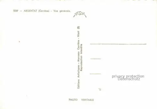 AK / Ansichtskarte Argentat Tulle 19 Correze Vue generale