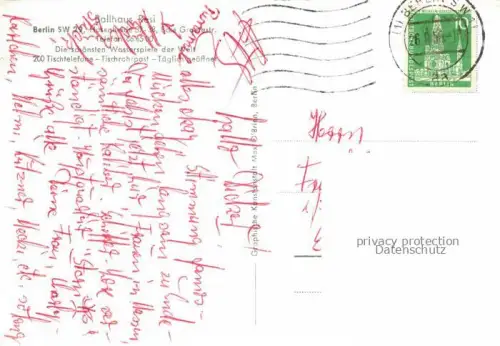 AK / Ansichtskarte BERLIN  CITY Ballhaus Resi Wasserspiele