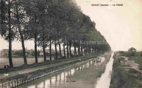 AK / Ansichtskarte BONDY BOBIGNY 93 Seine-Saint-Denis Le canal