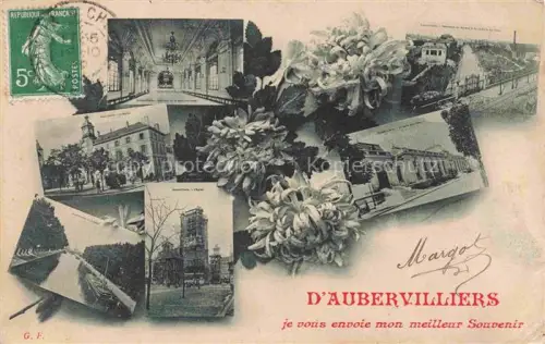 AK / Ansichtskarte AUBERVILLIERS 93 Seine-Saint-Denis Souvenir de la ville vues d'ensemble