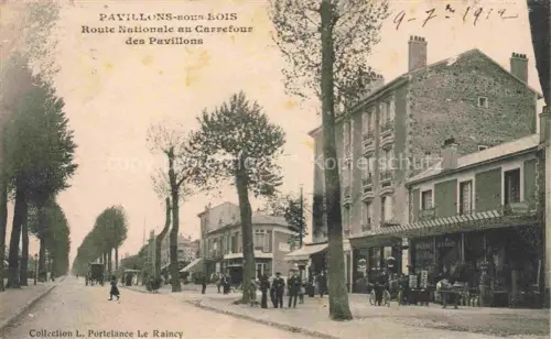 AK / Ansichtskarte Pavillons-sous-Bois Les 93 Seine-Saint-Denis Route Nationale au Carrefour des Pavillons