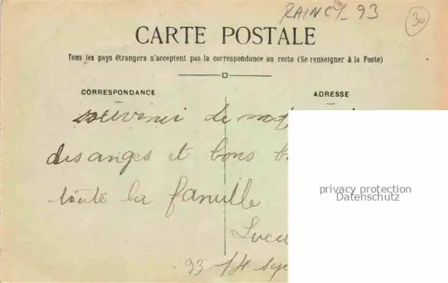 AK / Ansichtskarte Raincy Le 93 Seine-Saint-Denis Notre-Dame des Anges