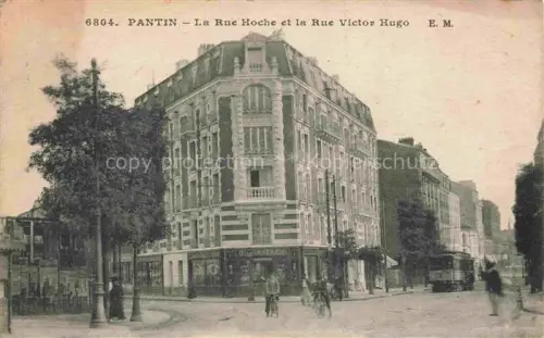 AK / Ansichtskarte PANTIN Bobigny 93 Seine-Saint-Denis Rue Hoche et Rue Victor Hugo