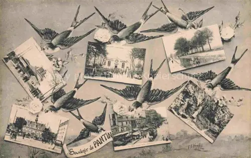 AK / Ansichtskarte PANTIN Bobigny 93 Seine-Saint-Denis Briefschwalben vues d'ensemble