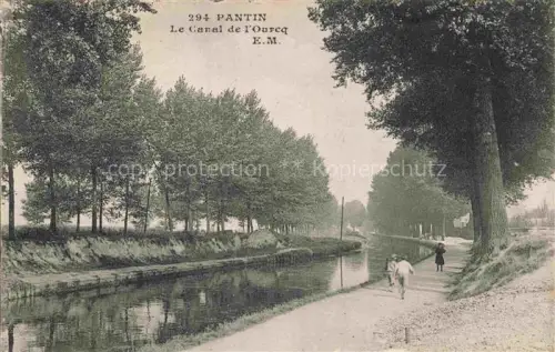 AK / Ansichtskarte PANTIN Bobigny 93 Seine-Saint-Denis Le Canal de l'Ourcq