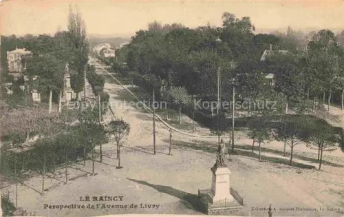 AK / Ansichtskarte LE RAINCY 93 Seine-Saint-Denis Perspective de l'Avenue de Livry Monument