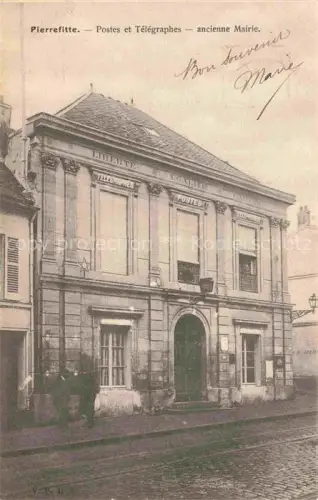 AK / Ansichtskarte Pierrefitte -sur-Seine Saint-Denis 93 Seine-Saint-Denis Postes et Télégraphes ancienne mairie