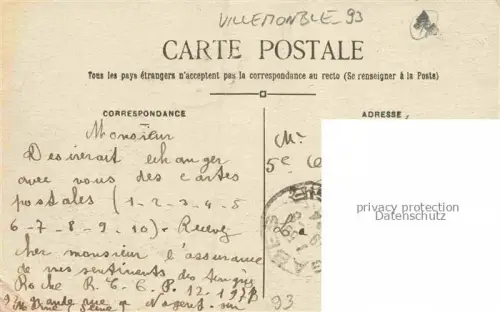 AK / Ansichtskarte Villemonble Villemomble 93 Seine-Saint-Denis Avenue Général Galliéni