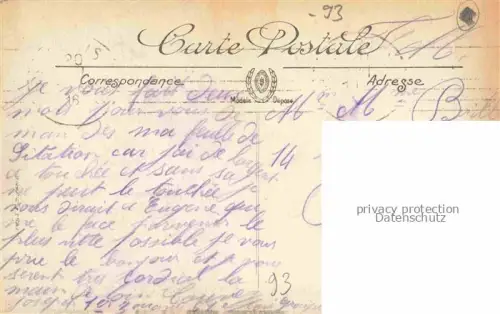 AK / Ansichtskarte SAINT-DENIS  93 Seine-Saint-Denis Le Square Pierre et la Statue de Vercingetorix Feldpost