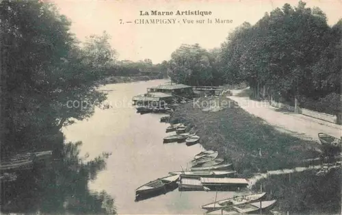 AK / Ansichtskarte CHAMPIGNY  NOGENT-SUR-MARNE 94 Val-de-Marne Vue sur la Marne