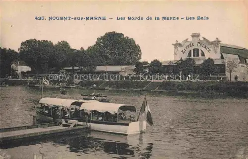 AK / Ansichtskarte NOGENT-SUR-MARNE 94 Val-de-Marne Les bords de la Marne les bais