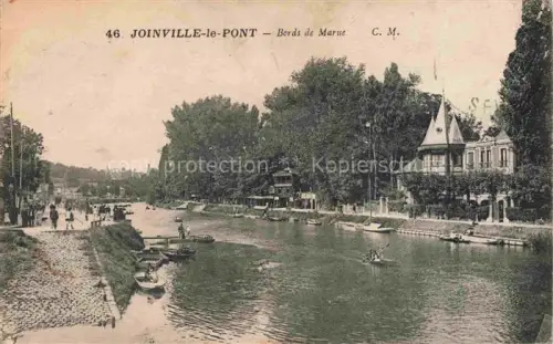 AK / Ansichtskarte Joinville-le-Pont Nogent-sur-Marne 94 Val-de-Marne Aux bords de la Marne