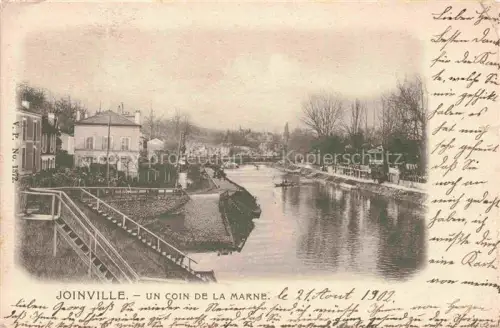 AK / Ansichtskarte Joinville-le-Pont Nogent-sur-Marne 94 Val-de-Marne Un coin de la Marne
