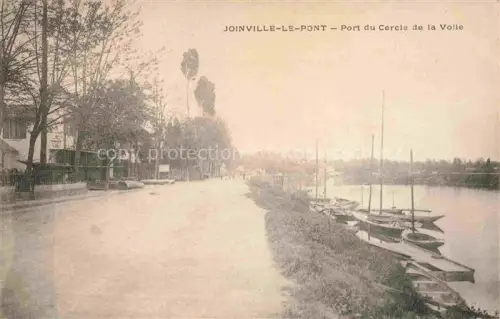 AK / Ansichtskarte Joinville-le-Pont Nogent-sur-Marne 94 Val-de-Marne Port du Cercle de la Voile