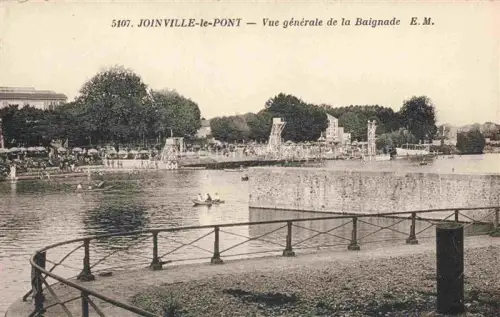 AK / Ansichtskarte Joinville-le-Pont Nogent-sur-Marne 94 Val-de-Marne Vue générale de la baignade