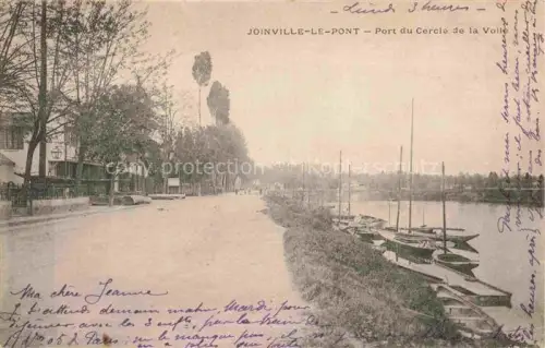 AK / Ansichtskarte Joinville-le-Pont Nogent-sur-Marne 94 Val-de-Marne Port du Cercle de la Voile