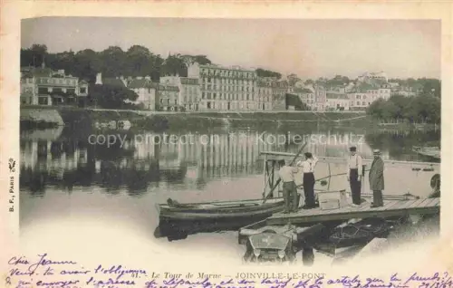 AK / Ansichtskarte Joinville-le-Pont Nogent-sur-Marne 94 Val-de-Marne Aux bords de la Marne