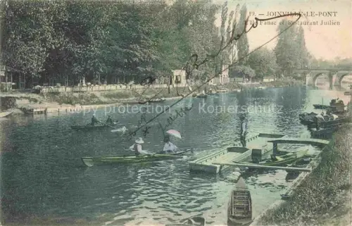 AK / Ansichtskarte Joinville-le-Pont Nogent-sur-Marne 94 Val-de-Marne Ile Fanac et Restaurant Juilien aux bords de la Marne