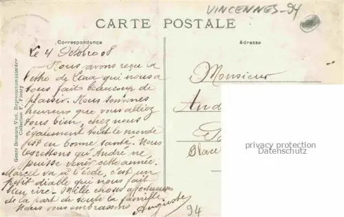 AK / Ansichtskarte VINCENNES  Nogent-sur-Marne 94 Val-de-Marne Le Fort vue intérieure Passage du Dirigeable de guerre République