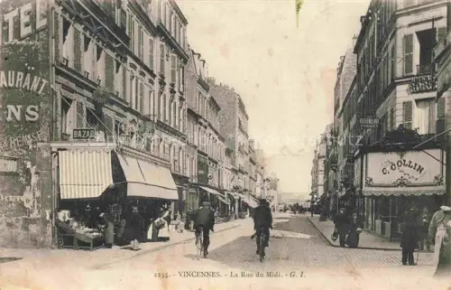 AK / Ansichtskarte VINCENNES  Nogent-sur-Marne 94 Val-de-Marne La Rue du Midi