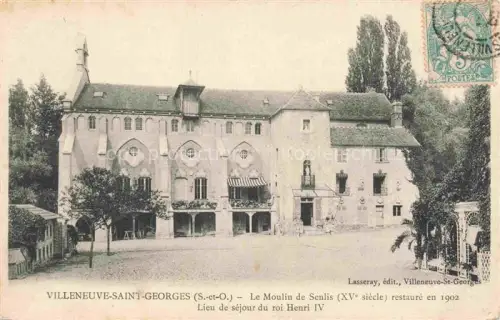 AK / Ansichtskarte Villeneuve-Saint-Georges CRETEIL 94 Val-de-Marne Le Moulin de Senlis XVe siècle Lieu de séjour du Roi Henri IV