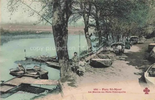 AK / Ansichtskarte Parc Saint-Maur CRETEIL 94 Val-de-Marne La Marne au Père-Tranquille