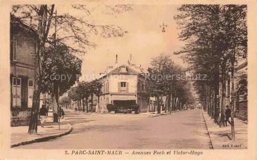 AK / Ansichtskarte Parc Saint-Maur CRETEIL 94 Val-de-Marne Avenues Foch et Victor Hugo
