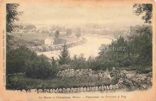 AK / Ansichtskarte Le Perreux-sur-Marne Nogent-sur-Marne 94 Val-de-Marne Panorama du Perreux et Bry