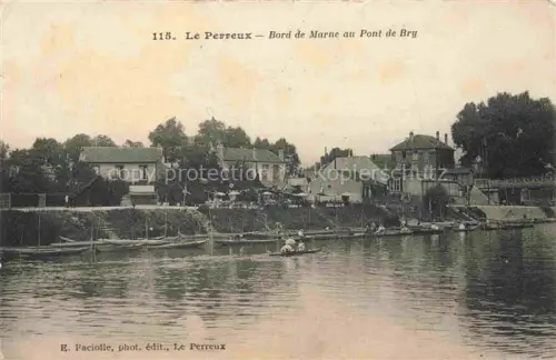 AK / Ansichtskarte Bry-sur-Marne Nogent-sur-Marne 94 Val-de-Marne Bord de Marne au Pont de Bry