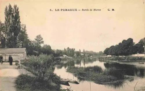 AK / Ansichtskarte Le Perreux-sur-Marne Nogent-sur-Marne 94 Val-de-Marne Aux bords de la Marne
