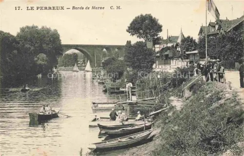AK / Ansichtskarte Le Perreux-sur-Marne Nogent-sur-Marne 94 Val-de-Marne Aux bords de Marne