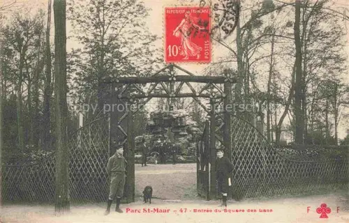 AK / Ansichtskarte Parc Saint-Maur CRETEIL 94 Val-de-Marne Entrée du Square des Laes