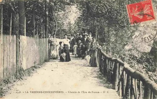 AK / Ansichtskarte La Varenne-Chennevieres 94 Val-de-Marne Chemin de l'Ecu de France