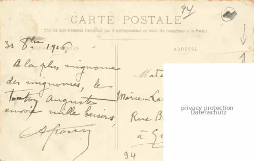 AK / Ansichtskarte La Varenne-Chennevieres 94 Val-de-Marne Chemin de l'Ecu de France