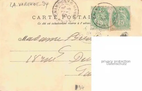 AK / Ansichtskarte La Varenne Saint Hilaire CRETEIL 94 Val-de-Marne Cabaret de l'Ecu de France vu de la Marne