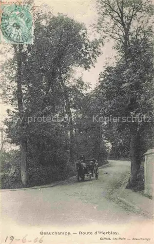 AK / Ansichtskarte Beauchamps Beauchamp Pontoise 95 Val-d Oise Route d'Herblay