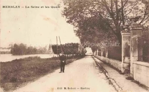 AK / Ansichtskarte Herblay Argenteuil 95 Val-d Oise La Seine et les quais