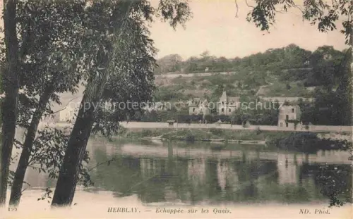 AK / Ansichtskarte Herblay Argenteuil 95 Val-d Oise Echapée sur les quais