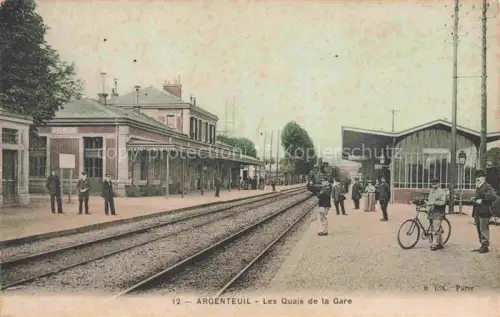 AK / Ansichtskarte ARGENTEUIL 95 Val-d Oise Les quais de la gare