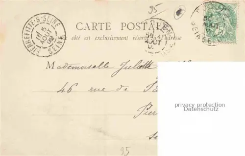 AK / Ansichtskarte Ecouen Sarcelles 95 Val-d Oise Vue d'ensemble et l'église