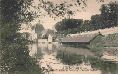 AK / Ansichtskarte Buzancais Chateauroux 36 Indre Les Grands Jardins les Bords
