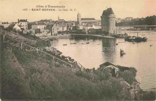 AK / Ansichtskarte SAINT-SERVAN-SUR-MER St-Servan-sur-Mer 35 Ille-et-Vilaine La Cale Cote d'Emeraude 