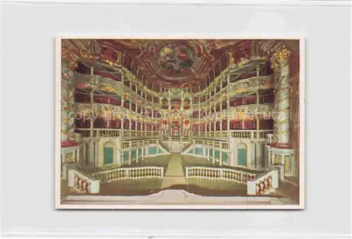 AK / Ansichtskarte BAYREUTH Markgraefliches Theater Zuschauerraum