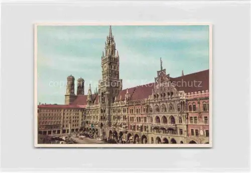 AK / Ansichtskarte MueNCHEN  Bayern Marienplatz und Rathaus