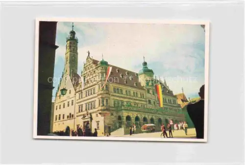 AK / Ansichtskarte ROTHENBURG   TAUBER Rathaus