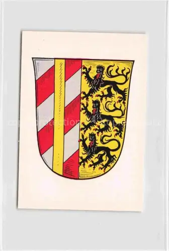 AK / Ansichtskarte Schwaben Niederbayern Wappen des Regierungsbezirks Schwaben 